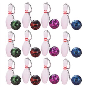 Tkxjry Lot De 12 Bowling Clé Pendentif