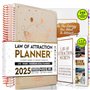 Planificateur de vie Loi de l’attraction 2024 – Un voyage de 12 mois pour augmenter la productivité et le bonheur – agenda objec