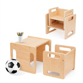 OOOK Montessori Ensemble table et chaise de sevrage