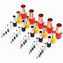 Fraises en Argile Polymère,40 PCS Coupe-cercles en Acier Inoxydable Outil de Sculpture en Argile Mini Cercle Rond Céramique Dott