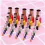 Fraises en Argile Polymère,40 PCS Coupe-cercles en Acier Inoxydable Outil de Sculpture en Argile Mini Cercle Rond Céramique Dott