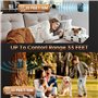 Bubbacare Anti Aboiement Chien Ultrason, 3 Niveaux Boitier Anti Aboiement avec Longue Portee, Rechargeable & Etanche Dispositif 