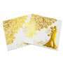 Serviettes Papier Or Table 60pcs