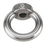 NAMYEUT Lot de 10 Écrou à Oeil de Levage M10, Écrou à Oeil de Levage Acier Inoxydable 304, Écrou à œillet poli, anneau de levage