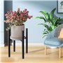 Support pour Pots de Fleurs Réglable en Bambou