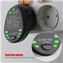 HUIOP Advanced RCD de prise électrique Test de fil de terre neutre automatique de polarité de circuit Mur EU Plug Breaker Finder