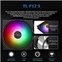 Thermalright FW PRO 360 Black ARGB CPU AIO Refroidisseur avec écran LCD IPS avec résolution 320 x 320, pour AM5&Intel 1700/1851,
