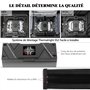Thermalright AS120 Vision ARGB Noir Refroidisseur de processeur, refroidissement du processeur d’écran d’affichage avec puissanc