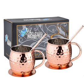 Airina homestyle Moscow Mule mug Lot de 2