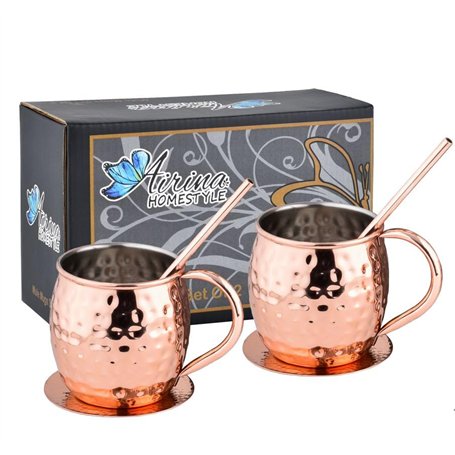 Airina homestyle Moscow Mule mug Lot de 2