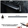 Lot de 2 lames d'essuie-glace de rechange universelles en caoutchouc 700 mm