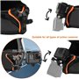GUMNIGHTAccessoires pour Casque de Moto – Support de Casque et mentonnière – Conception Antichoc et antidérapante, Applications 