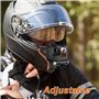 GUMNIGHTAccessoires pour Casque de Moto – Support de Casque et mentonnière – Conception Antichoc et antidérapante, Applications 