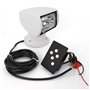 Xigner Phare de recherche pour bateau - 12 V - 100 W - Ampoule halogène - Télécommande - Projecteur de recherche portable avec r