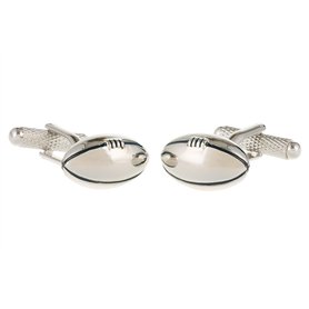 Onyx Art – Novelty Cufflinks In A Presentation Box – Ballon de rugby – CK70 by Onyx Art