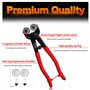 SPEEDWOX Lot de 18 outils de mosaïque pour adultes en céramique avec pince de coupe pour mosaïque de rechange pour roue de décou