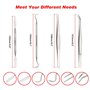 SPEEDWOX Lot de 18 outils de mosaïque pour adultes en céramique avec pince de coupe pour mosaïque de rechange pour roue de décou