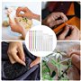 16 PCS Aiguilles Couture Gros Chas,Aiguilles à Main avec 1 Tube de Rangement,Aiguilles à Coudre à Gros Chas,Pointe Courbée Aigui
