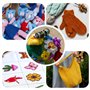 16 PCS Aiguilles Couture Gros Chas,Aiguilles à Main avec 1 Tube de Rangement,Aiguilles à Coudre à Gros Chas,Pointe Courbée Aigui