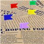 DODUOS 400 pièces Drapeaux de Drapeau Épinglettes Épingles de Drapeau colorées en 8 Couleurs pour Carte du Monde, Tableau d'affi