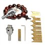 YLSZHY Lot de 26 forets à billes en bois de 6 à 25 mm en carbure de tungstène pour travaux manuels, décoration d'intérieur, bijo