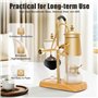 Loohacp Siphon Balance Machine à café avec siphon, cafetière belge, outils d'extraction pour café infusé à la main avec cuillère