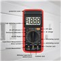 LiieyPet Voltmètre numérique multimetro testeur de tension testeur de continuité ohm voltmètre ampèremètre tension AC/DC tension