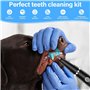 Kit de Nettoyage des Dents de Chien, Tartre Dentaire Nettoyage, Soins Dentaires pour Animaux de Compagnie, Brosses à Dents pour 