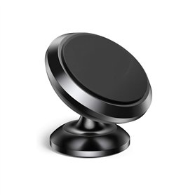 ehomiiii Support magnétique de téléphone portable réglable à 360° pour voiture - Montage sur tableau de bord - Compatible avec l