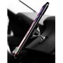 ehomiiii Support magnétique de téléphone portable réglable à 360° pour voiture - Montage sur tableau de bord - Compatible avec l