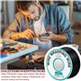 BLUESEABUY 1 Rouleau 250m Fils Électriques 0.25mm 30AWG 105℃Câble Électrique Souple Fil Cablage Electronique Fils de Raccordemen