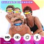 Weploda 3 Pièces Lunette Futuriste, Cool Futuriste Lunettes De Soleil, Lunettes Du Futur Guerrier, Lunettes De Soleil Futuristes