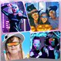 Weploda 3 Pièces Lunette Futuriste, Cool Futuriste Lunettes De Soleil, Lunettes Du Futur Guerrier, Lunettes De Soleil Futuristes