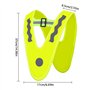 ZJRung 2 Pièce Gilet de Sécurité Réfléchissant Jaune Gilet de Sécurité en V Gilet de Sécurité Haute Visibilité Equipement de Séc
