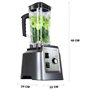 XLTEAM Blender Professionnel 1800W Blender Smoothie Mixeur Puissant Multifonction 2L Capacité 6 Lames 10 Vitesses