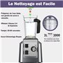 XLTEAM Blender Professionnel 1800W Blender Smoothie Mixeur Puissant Multifonction 2L Capacité 6 Lames 10 Vitesses