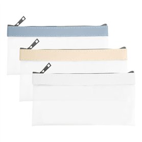 TRKETK 3 Pièces Sacs d'argent avec Fermeture Éclair