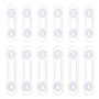 TRKETK 12 Pièces Bebe Sécurité Serrures Enfant Transparent Sécurité Enfant Sans Perçage pour Réfrigérateur Toilette Frigo Four A