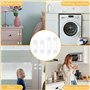 TRKETK 12 Pièces Bebe Sécurité Serrures Enfant Transparent Sécurité Enfant Sans Perçage pour Réfrigérateur Toilette Frigo Four A