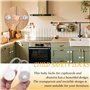 TRKETK 12 Pièces Bebe Sécurité Serrures Enfant Transparent Sécurité Enfant Sans Perçage pour Réfrigérateur Toilette Frigo Four A
