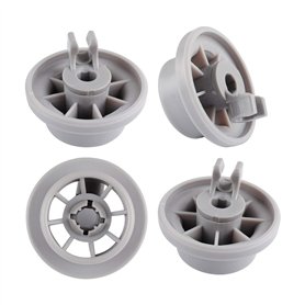 165314 Roulettes Lave Vaisselle pour Panier Inférieur Compatible avec Bosch Siemens Neff Lave Vaisselle Remplacez AP2802428 PS34