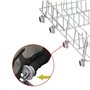 165314 Roulettes Lave Vaisselle pour Panier Inférieur Compatible avec Bosch Siemens Neff Lave Vaisselle Remplacez AP2802428 PS34