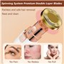 Rasoir Visage Electrique pour Femmes épilateur Facial Rechargeable Stylo Epilateur Sourcil Electrique pour Femme Positionnement 