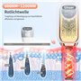 NIKYJM IPL Épilateur Lumière Pulsée avec 6.8cm² Gros Calibre, 9 Niveaux d'énergie, Appareil à epiler 3 Fonctions HR/SC/RA, Appar