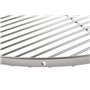 Grille de cuisson 50 cm acier inoxydable Barbecue pivotant trépied avec anneau 3 trous pour hacher en extérieur pour suspendre