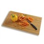 Lot de 2 couvre-plaques / planches à découper en bambou 50 x 28 cm