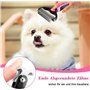 BrightDaily Brosse à poils de chien et de chat, râteau démêlant pour chien, brosse de toilettage, peigne de toilettage pour sous