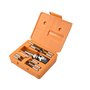 Cozyel Lot de 2 têtes de forage pour fraiseuse - En métal dur - MT3 M12 F1-12 - Tête de forage 50 mm avec 9 tiges de perçage de