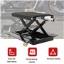 NICCOO Cric de Moto Levage, Leve Moto Hydraulique Hauteur 12-39 cm Pont Élévateur Ciseaux Moto en Acier Plate-Forme Élévatrice M