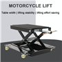 NICCOO Cric de Moto Levage, Leve Moto Hydraulique Hauteur 12-39 cm Pont Élévateur Ciseaux Moto en Acier Plate-Forme Élévatrice M